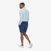 Leeward Dress Shirt - Blue Cross Print, lifestyle/model photo