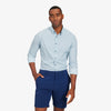 Leeward Dress Shirt - Blue Cross Print, featured product shot