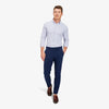 Leeward Dress Shirt - Pink Blue Multi Plaid, lifestyle/model photo
