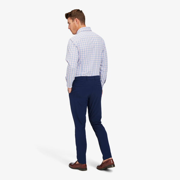Leeward Dress Shirt - Pink Blue Multi&nbsp;Plaid, lifestyle/model photo