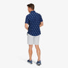 Leeward Short Sleeve - Navy Lobster Print, lifestyle/model photo