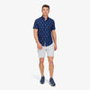 Leeward Short Sleeve - Navy Lobster Print, lifestyle/model photo
