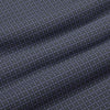 Monaco Dress Shirt - Blue Yellow Geo Print, fabric swatch closeup