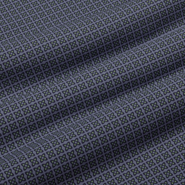 Blue Yellow Geo&nbsp;Print Close-up/Swatch