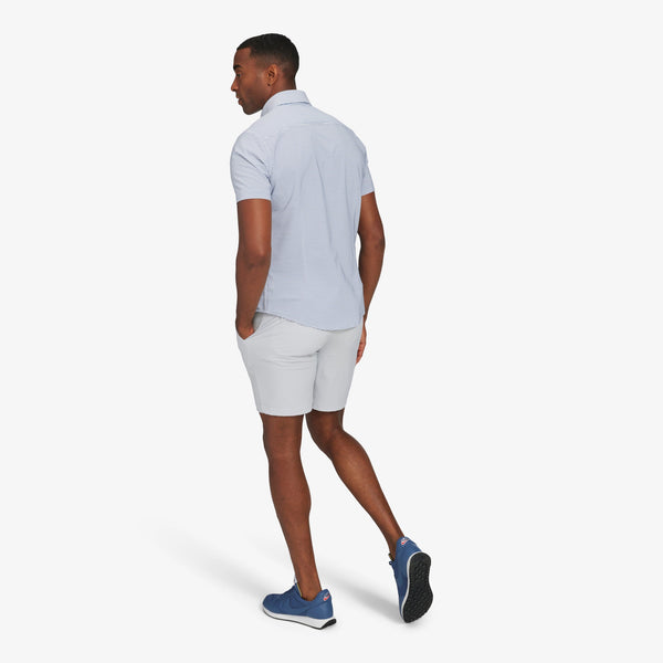 Leeward Short Sleeve - Wilkes Navy Mini&nbsp;Stripe, lifestyle/model photo