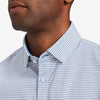 Leeward Short Sleeve - Wilkes Navy Mini Stripe, lifestyle/model photo