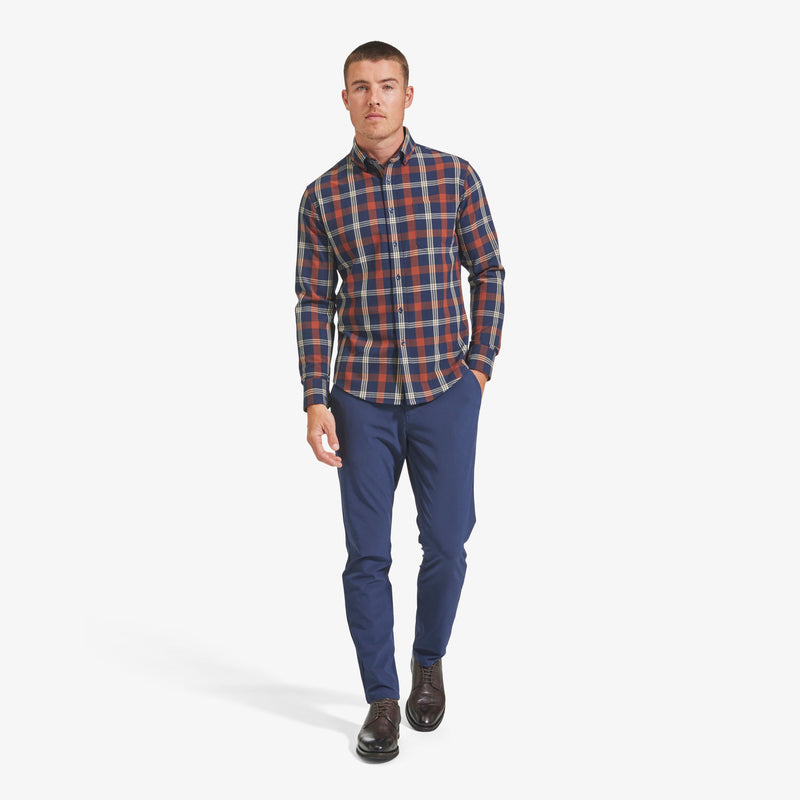 City Flannel - Rust Tan Large Multi&nbsp;Plaid, lifestyle/model