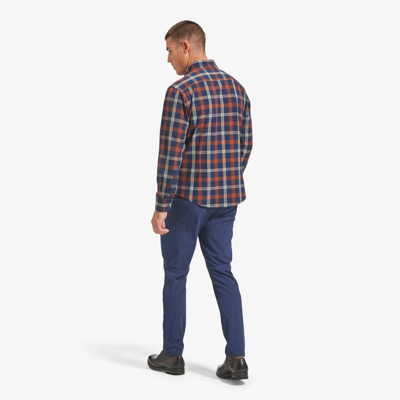 City Flannel - Rust Tan Large Multi&nbsp;Plaid, lifestyle/model