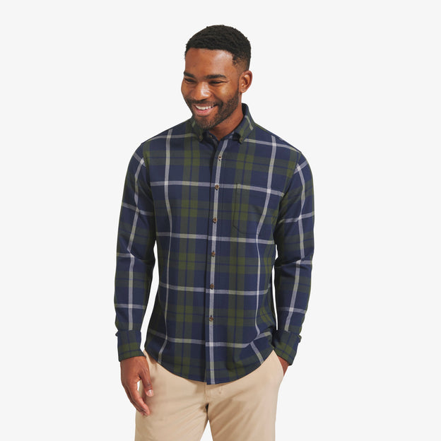 Olive Navy Large&nbsp;Plaid Product