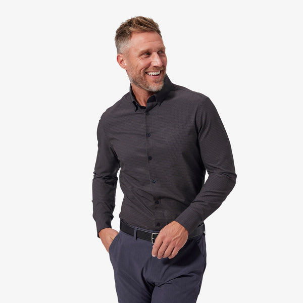 Leeward Dress Shirt - Maritime Blue Geo&nbsp;Print, featured product shot