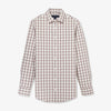 Leeward Dress Shirt - Cream Caribou Plaid, fabric swatch closeup