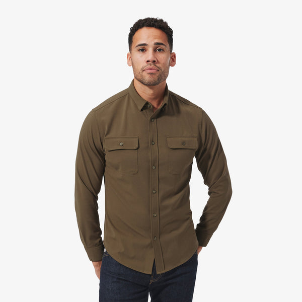 Upstate Flannel - Olive Branch Solid, featured product shot