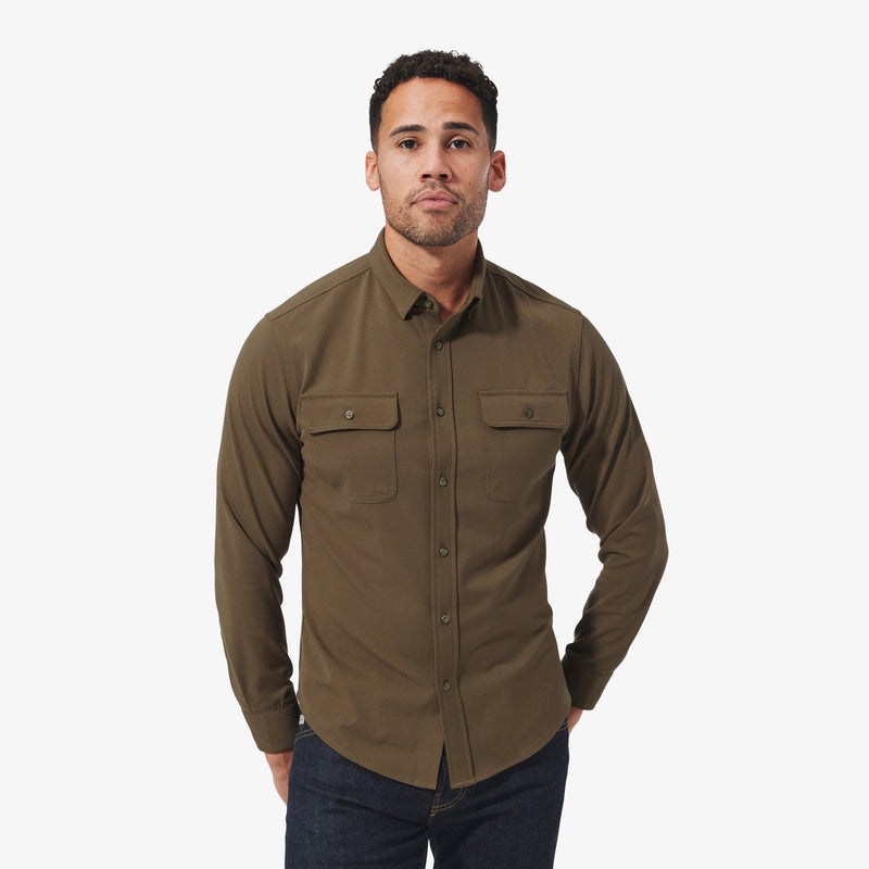 Upstate Flannel - Olive Branch Solid, featured product shot