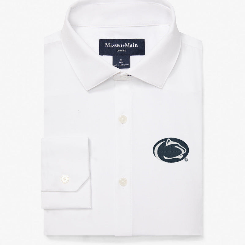Penn State Leeward Dress Shirt - White Solid, featured product shot