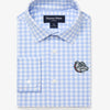 Gonzaga Leeward Dress Shirt - Light Blue Gingham, featured product shot