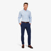 Leeward Dress Shirt - Light Blue Gingham, lifestyle/model photo