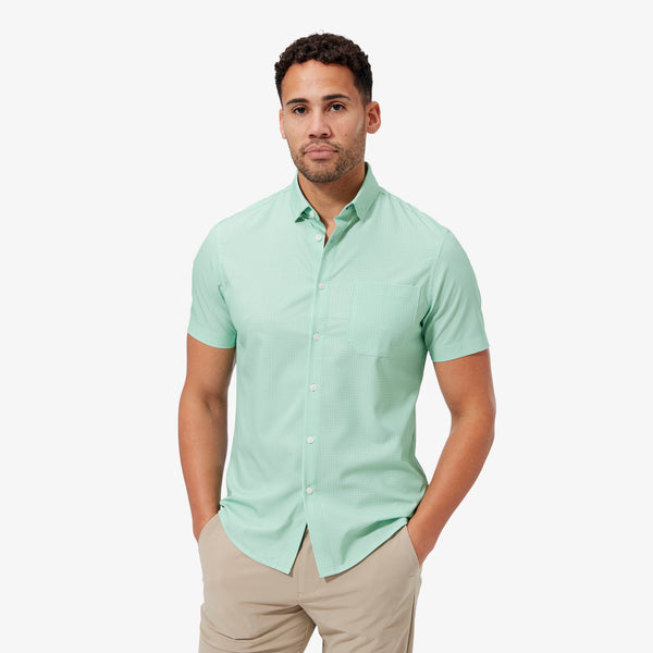 Leeward Short Sleeve - Baltic Dot Print, featured product shot