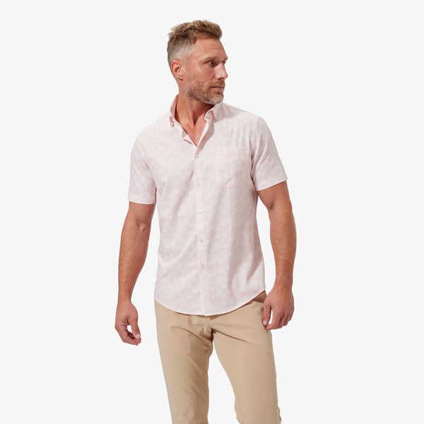 Leeward Short Sleeve - Pink Palm Print, featured product shot
