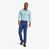 Leeward Dress Shirt - Blue Tonal Check, lifestyle/model photo