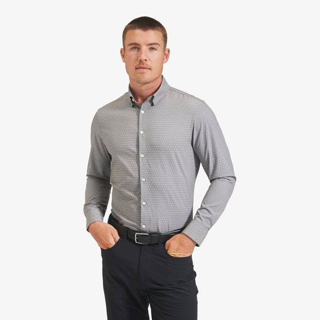 Gray Floral Dot&nbsp;Print Product