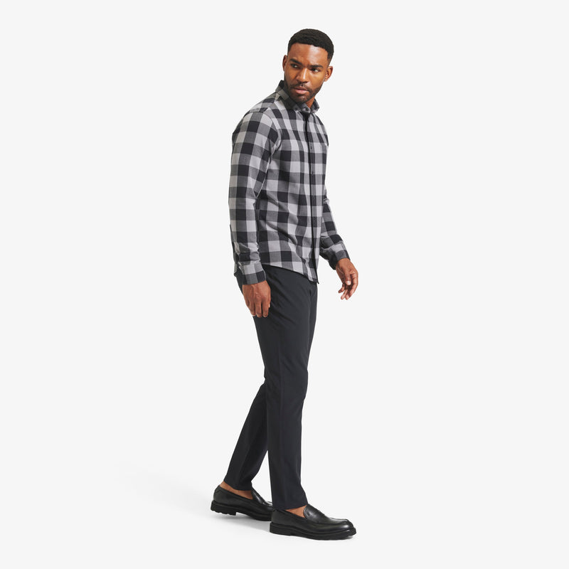 City Flannel - Black Gray Buffalo&nbsp;Check, lifestyle/model