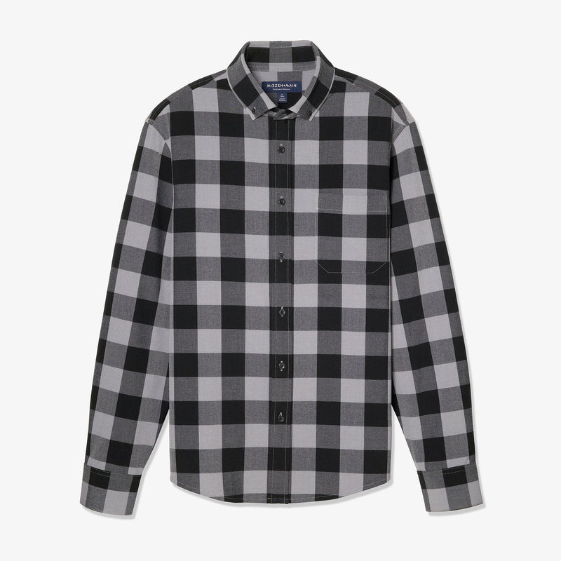 City Flannel - Black Gray Buffalo&nbsp;Check, lifestyle/model