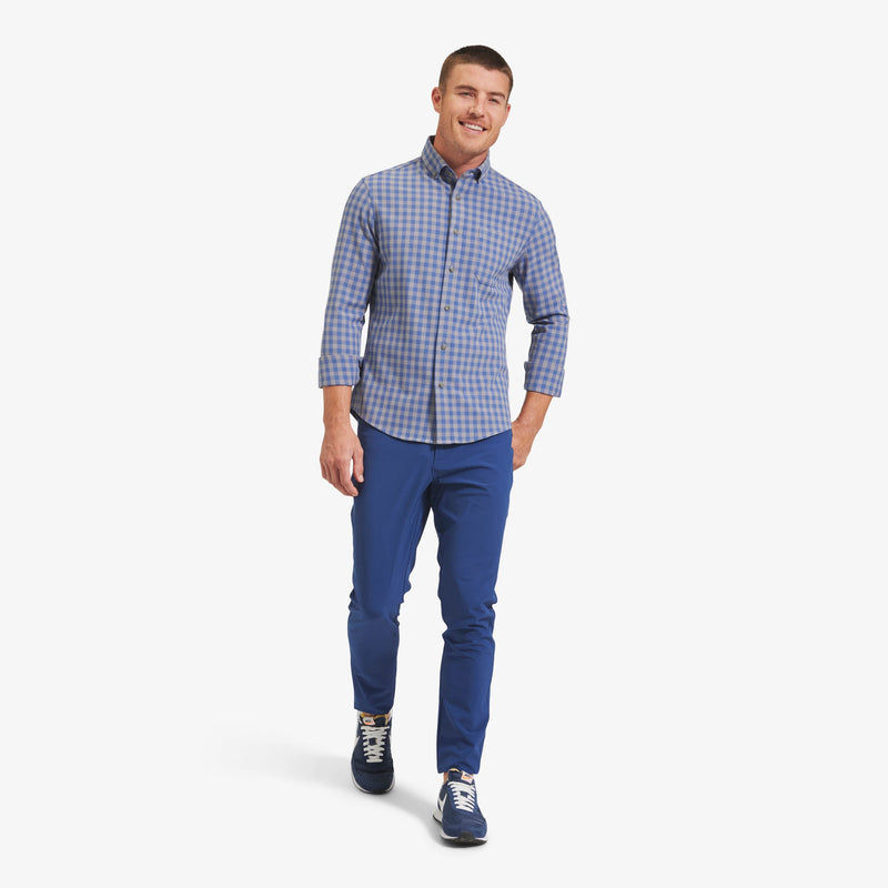 City Flannel - Blue Gray Gingham, lifestyle/model