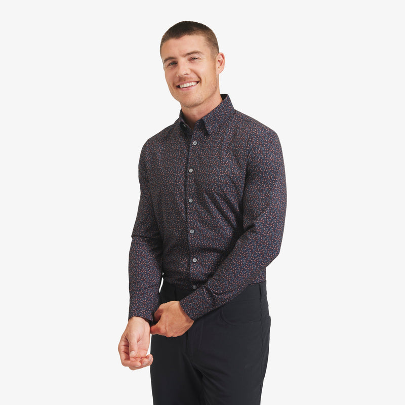Leeward Dress Shirt - Corner Pocket Print, featured product shot