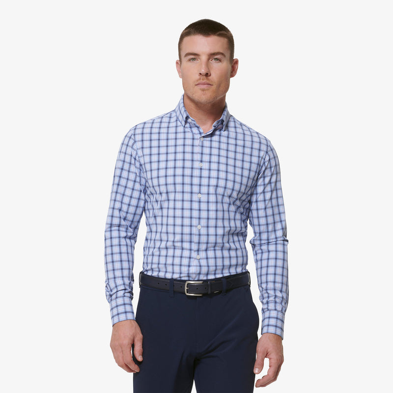 Leeward Dress Shirt - Provence Plaid, featured product shot