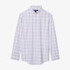 Leeward Dress Shirt - Bright White Multi Plaid, fabric swatch closeup