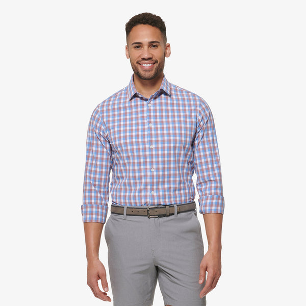 Leeward Dress Shirt - Provence Multi Plaid, featured product shot