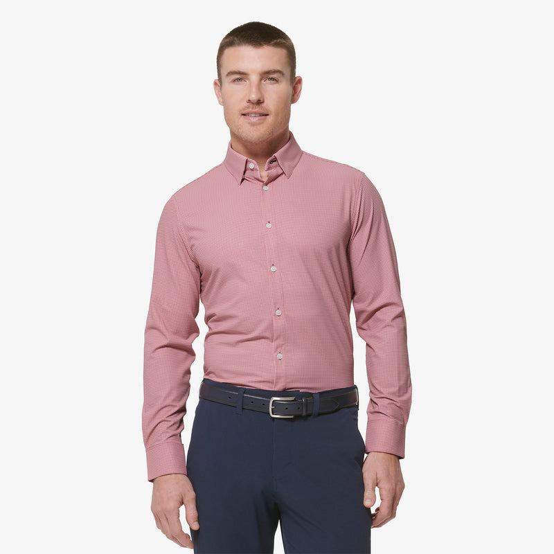 Monaco Dress Shirt - Nostalgia Rose Geo Print, featured product shot