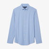 Monaco Dress Shirt - Provence Windowpane, fabric swatch closeup