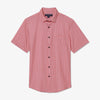 Leeward Short Sleeve - Tea Rose Geo Print, fabric swatch closeup