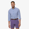 Leeward Dress Shirt - Ashley Blue Plaid, featured product shot