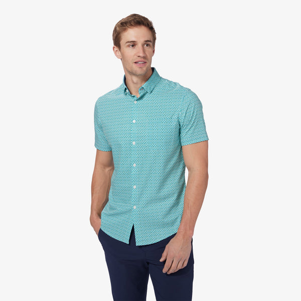 Leeward Short Sleeve - Capri Breeze Triangle Geo&nbsp;Print, featured product shot