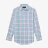 Leeward Dress Shirt - White Windowpane, fabric swatch closeup