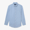 Leeward Dress Shirt - Skyway Circle Geo Print, fabric swatch closeup