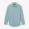 Leeward Dress Shirt - Deep Sea Multi Plaid, fabric swatch closeup