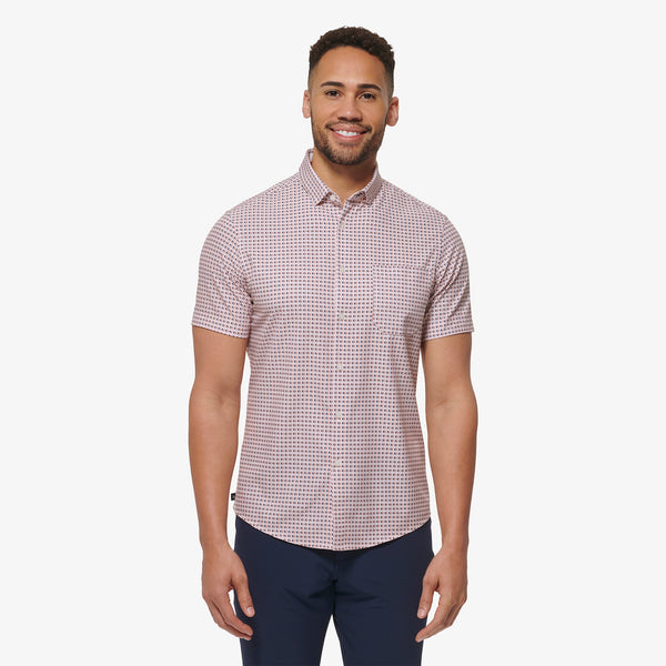 Leeward Short Sleeve - Lotus Geo Print, featured product shot