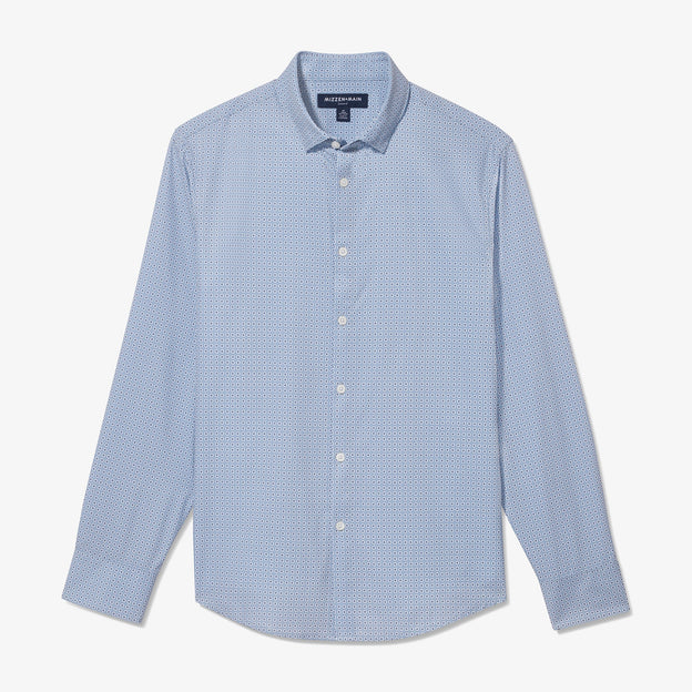 Ashley Blue Floral&nbsp;Geo Close-up/Swatch