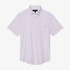 Leeward Short Sleeve - Stormy Weather Geo Box Print, fabric swatch closeup