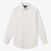 Leeward Dress Shirt - White Pong Print, fabric swatch closeup