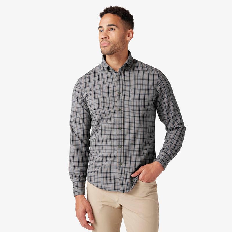City Flannel - Nickel Houston Plaid, featured product shot