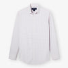 Leeward Dress Shirt - Rose Filbert Plaid, fabric swatch closeup
