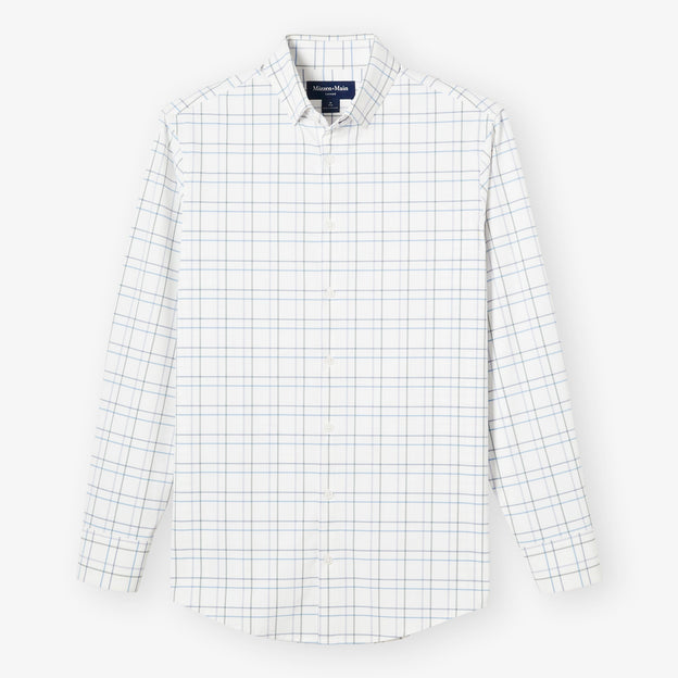 White Larkin Plaid Close-up/Swatch