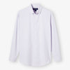 Leeward Dress Shirt - Lilac Straton Check, fabric swatch closeup