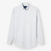 Leeward Dress Shirt - White Baja Plaid, fabric swatch closeup