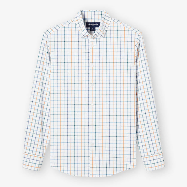 White Casita Plaid Close-up/Swatch