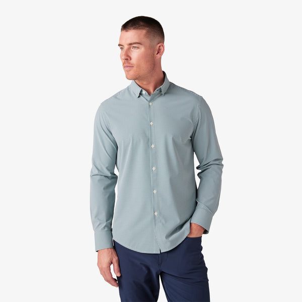 Leeward No Tuck Dress Shirt - Balsam Stratford Check, featured product shot
